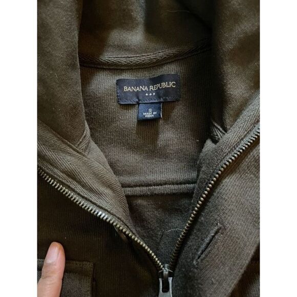 BANANA REPUBLIC FULL ZIP SWEATER - Picture 2 of 5